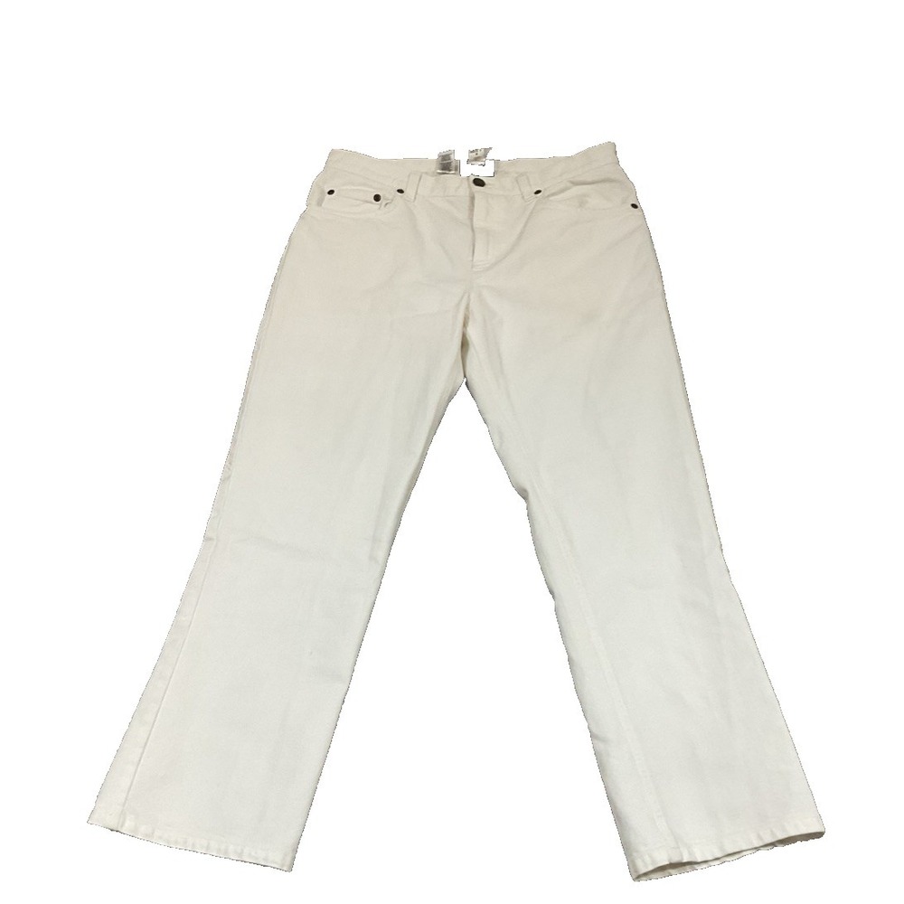 Jones New York Ankle White Skinny Jeans High Rise Premium Denim Sz 8 Classic